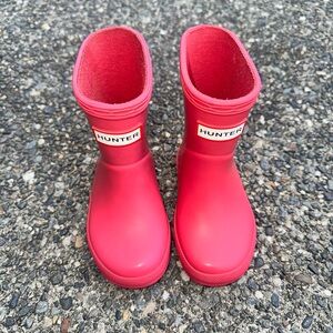 Hunter Toddler Hot Pink Rain Boots